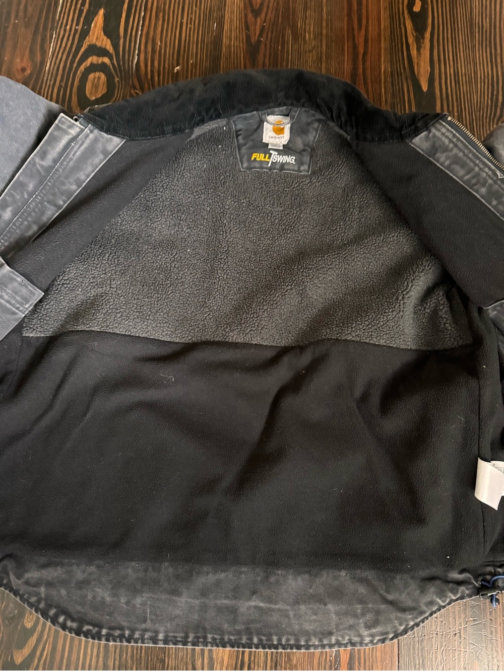 Lot of 2 Mens Canvas Work Jackets Carhartt and Orvis Size Medium - Picture 9 of 9